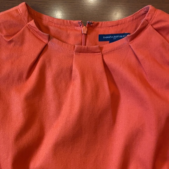 Banana Republic size 12 orange dress - Picture 3 of 3